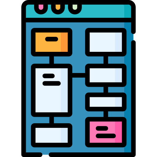 Wireframe Special Lineal color icon