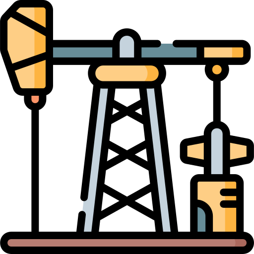 Oil field Special Lineal color icon