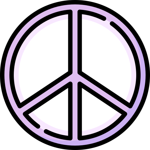 Знак мира Special Lineal color иконка