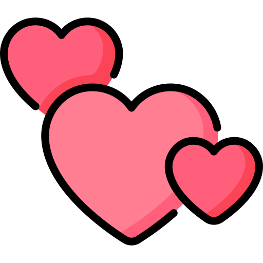 corazones Special Lineal color icono
