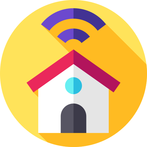 Smarthome Flat Circular Flat icon