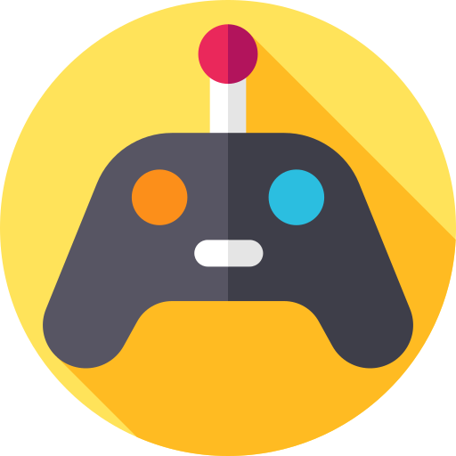 gamepad Flat Circular Flat icoon