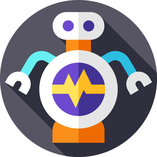 로봇 Flat Circular Flat icon