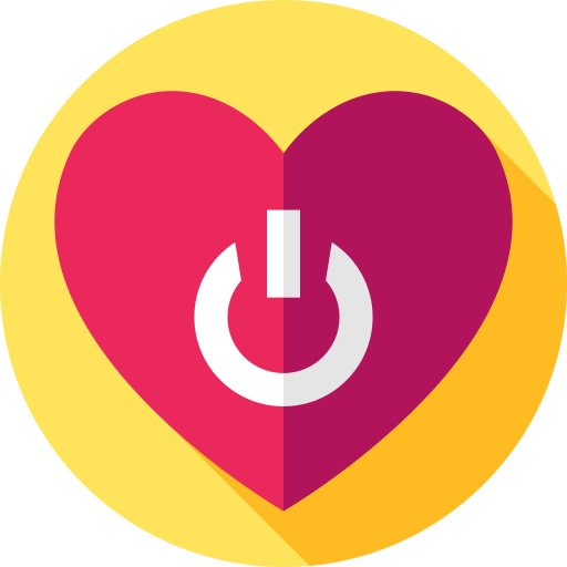心臓 Flat Circular Flat icon