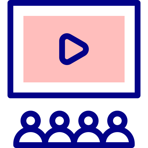 video präsentation Detailed Mixed Lineal color icon