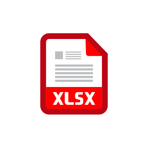 xlsx 파일 Generic Flat icon