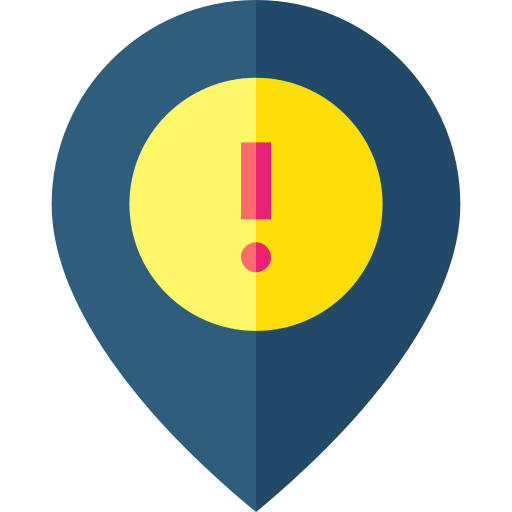 Pin Basic Straight Flat icon