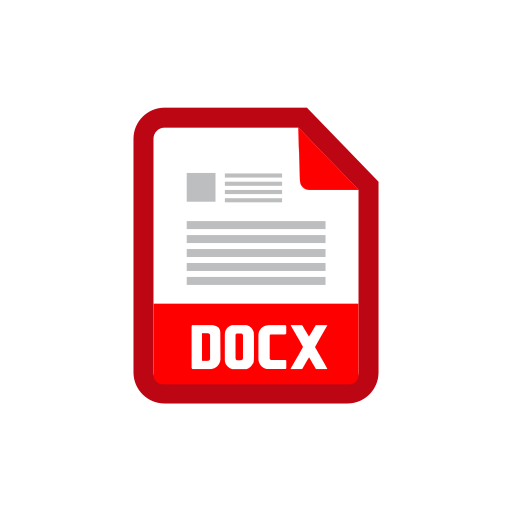 archivo docx Generic Flat icono