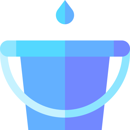secchio d'acqua Basic Straight Flat icona