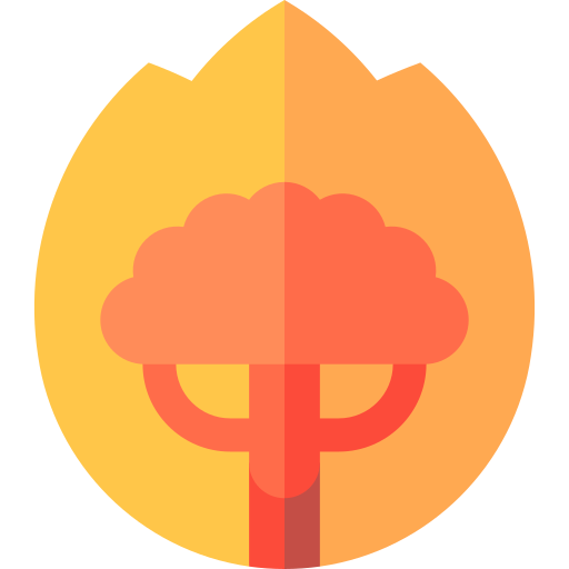 incendio forestal Basic Straight Flat icono