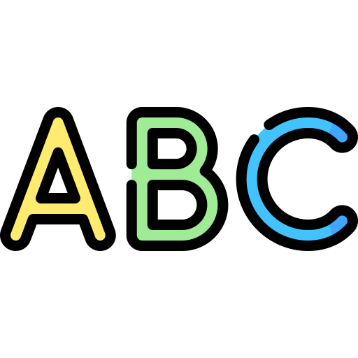 alfabet Special Lineal color ikona