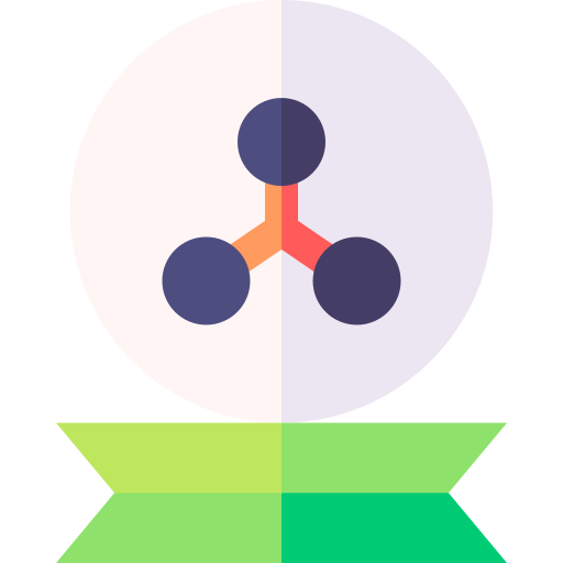 분자 생물학 Basic Straight Flat icon
