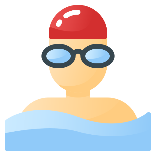 pływanie Generic Flat Gradient ikona