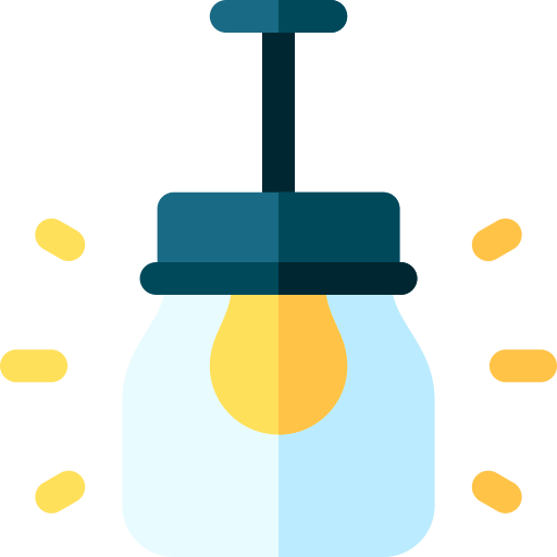 lamp Basic Rounded Flat icoon