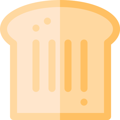 Toast Basic Rounded Flat icon