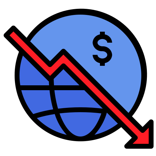recesión Generic Outline Color icono