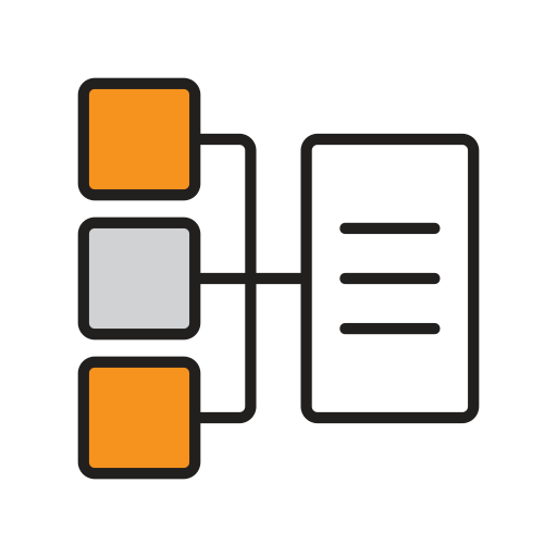 Flowchart Generic Outline Color icon