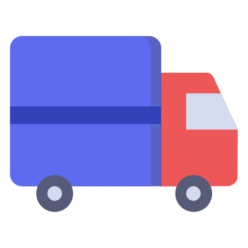 verzending vrachtwagen Generic Flat icoon