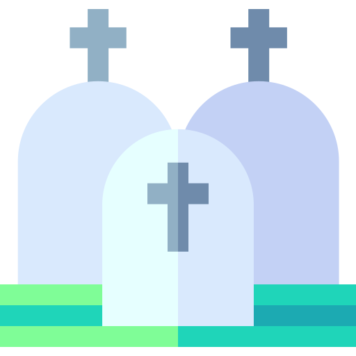 кладбище Basic Straight Flat иконка