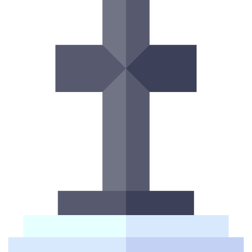 묘비 Basic Straight Flat icon