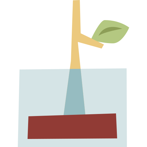 plante Cartoon Flat Icône