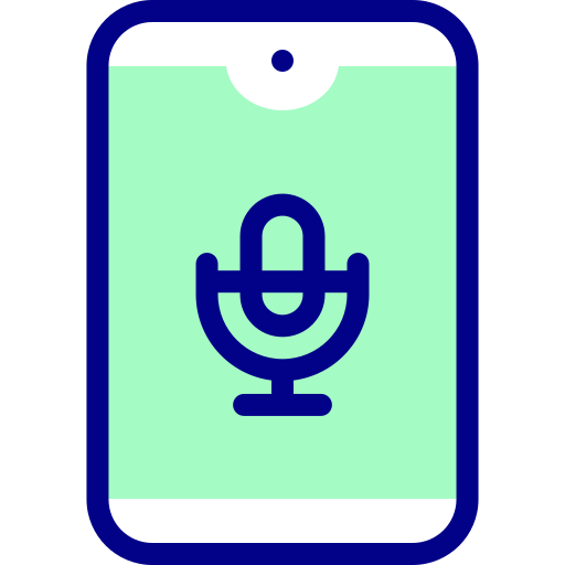 Voice note Detailed Mixed Lineal color icon