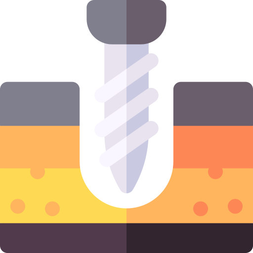 Drill Basic Rounded Flat icon