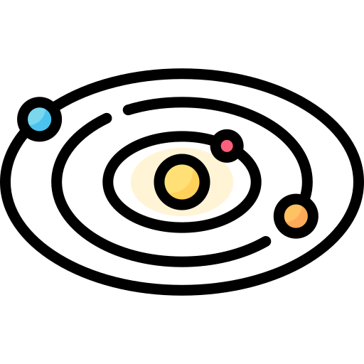 sistema solar Special Lineal color icono
