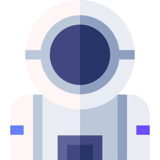 astronauta Basic Straight Flat icono