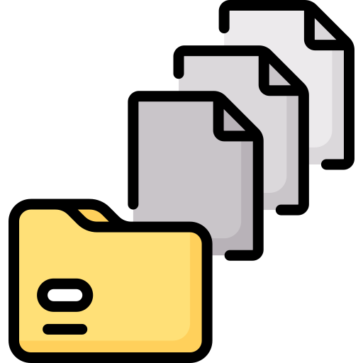 transferencia de archivos Special Lineal color icono