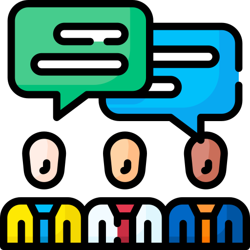 diskussion Special Lineal color icon