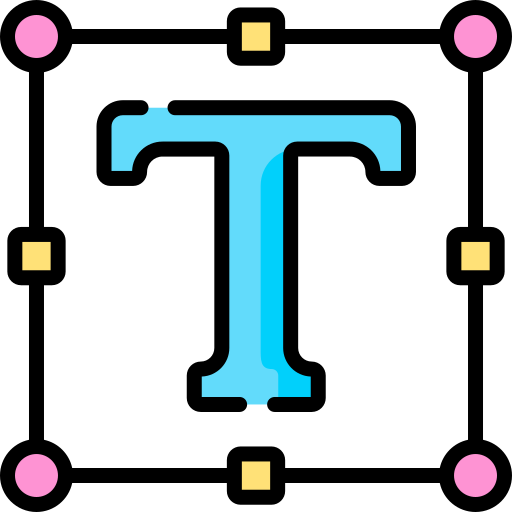タイポグラフィ Special Lineal color icon