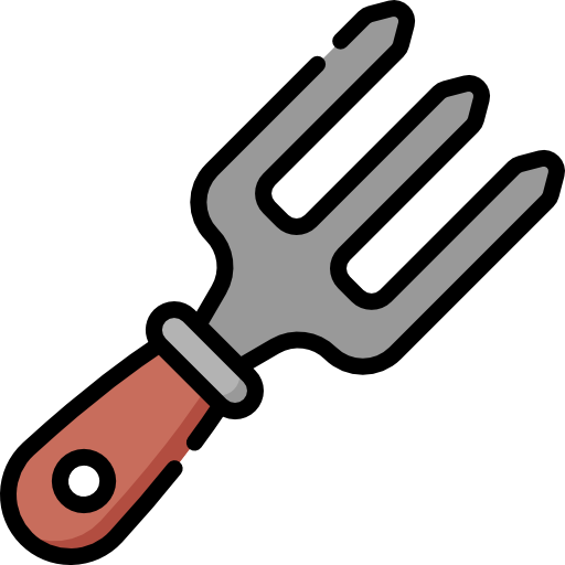 Fork Kawaii Lineal color icon
