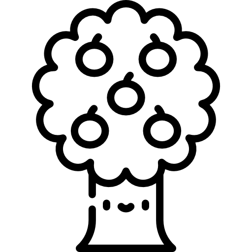 apfelbaum Kawaii Lineal icon
