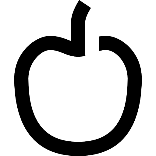 manzana hirschwolf Lineal icono