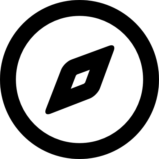 brújula hirschwolf Lineal icono
