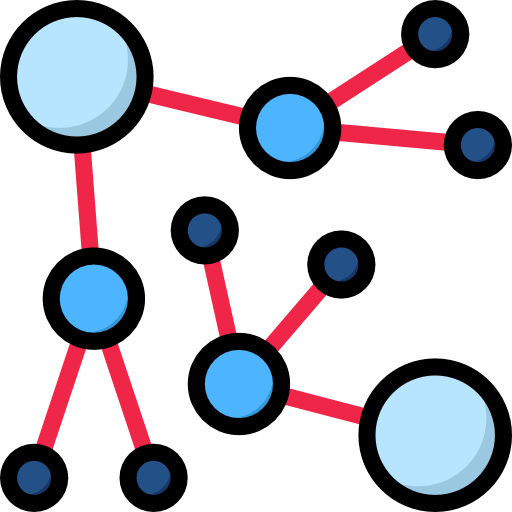 conexión mynamepong Lineal Color icono