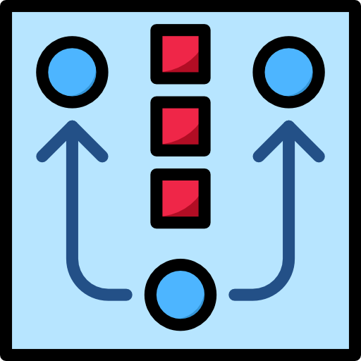 strategia mynamepong Lineal Color ikona