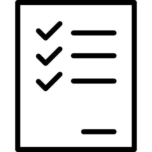 menú srip Lineal icono