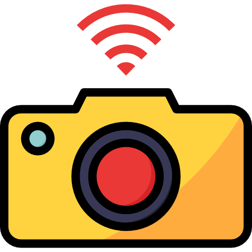 telecamera mynamepong Lineal Color icona