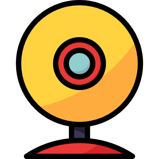 kamerka internetowa mynamepong Lineal Color ikona