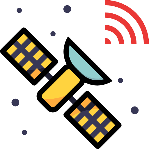 satelita mynamepong Lineal Color ikona