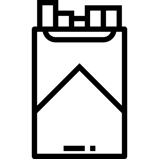 シガレット srip Lineal icon