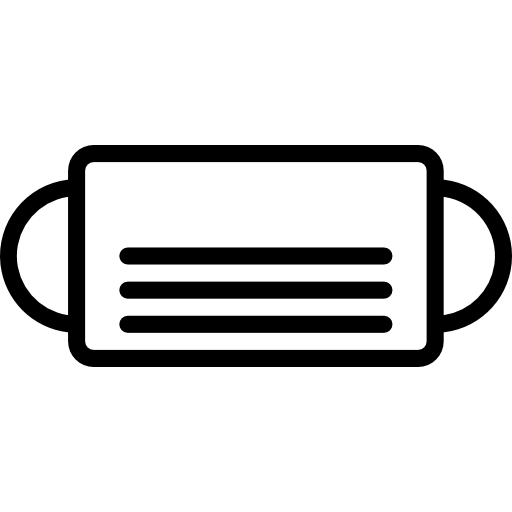 마스크 srip Lineal icon