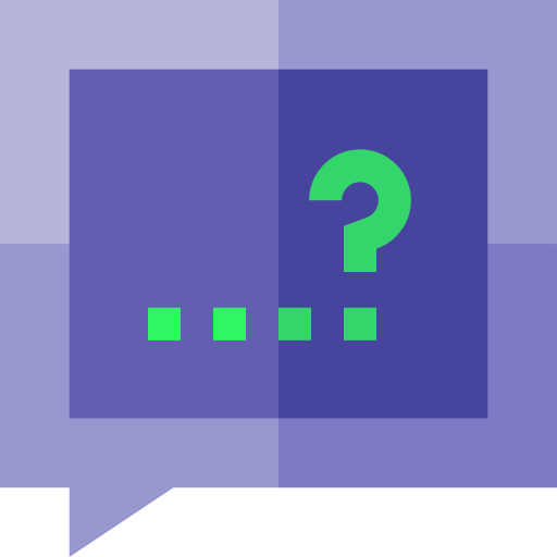 Query Basic Straight Flat icon