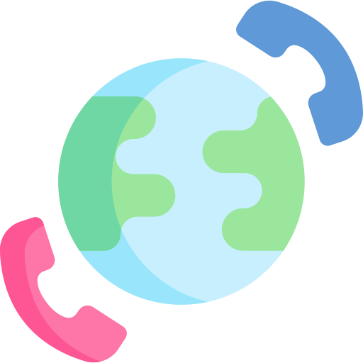 internationaler anruf Special Flat icon