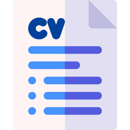 cv Basic Rounded Flat ikona