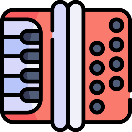 akkordeon Kawaii Lineal color icon