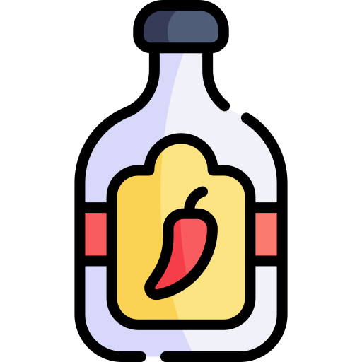 Chili sauce Kawaii Lineal color icon