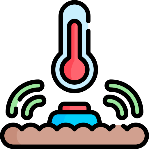 온도 센서 Special Lineal color icon